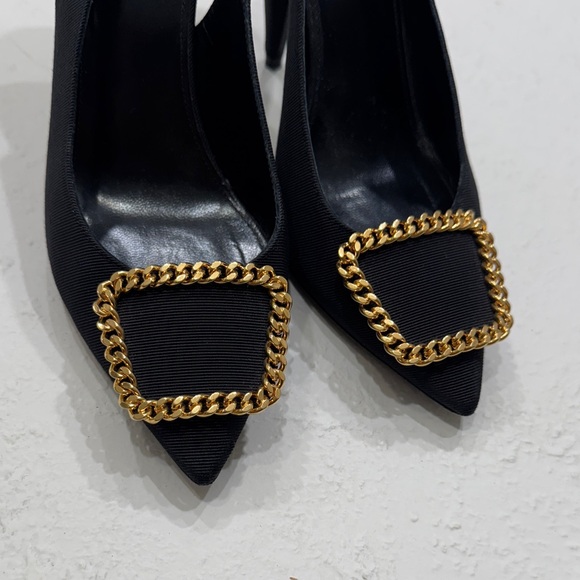 Saint Laurent YSL sling back heels - Picture 2 of 5